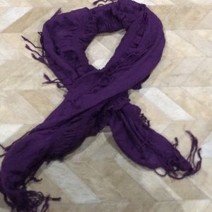 Purple scarf